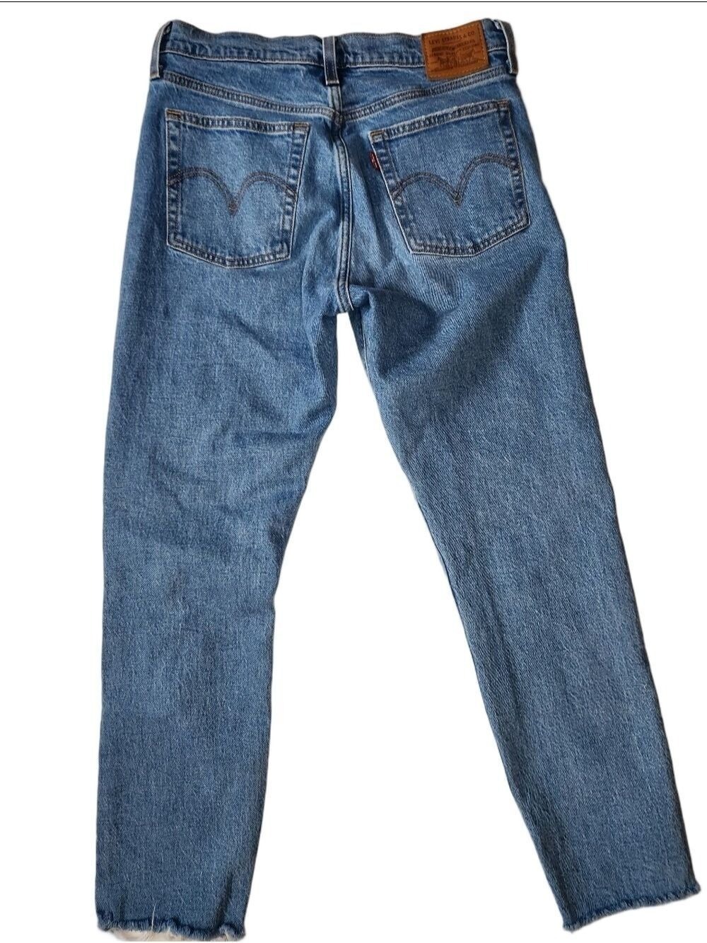 Levi's Jeans Wedgie Icon Fit Ankle Jeans - High Rise - Size 28 Premium Cotton - Picture 9 of 16